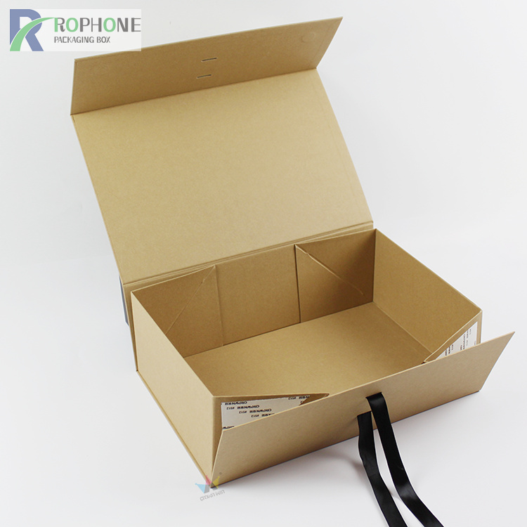 Kraft Flat Box ຂອງຂວັນຂອງຂວັນ